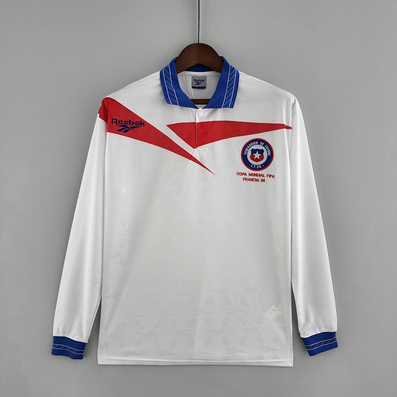 1998 Chile Away Retro Long Sleeve Jerseys