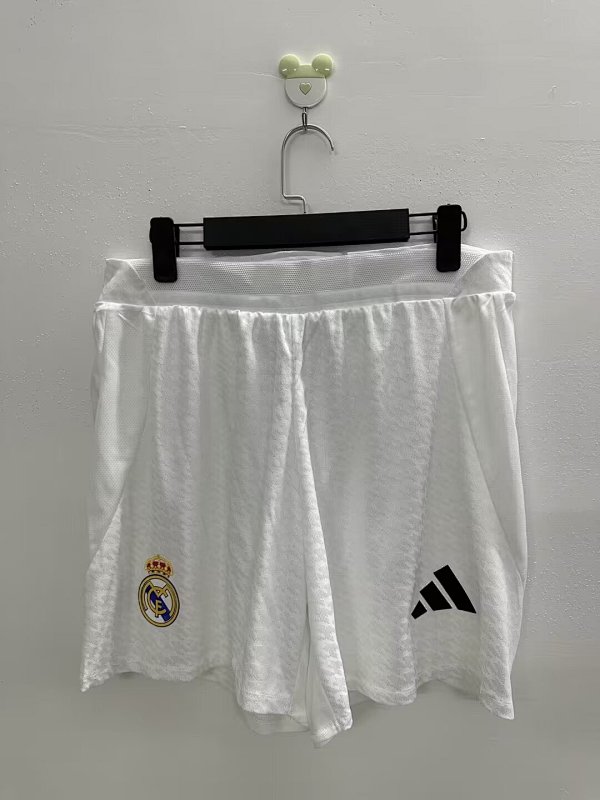 24-25 Real Madrid Home Player Version Shorts