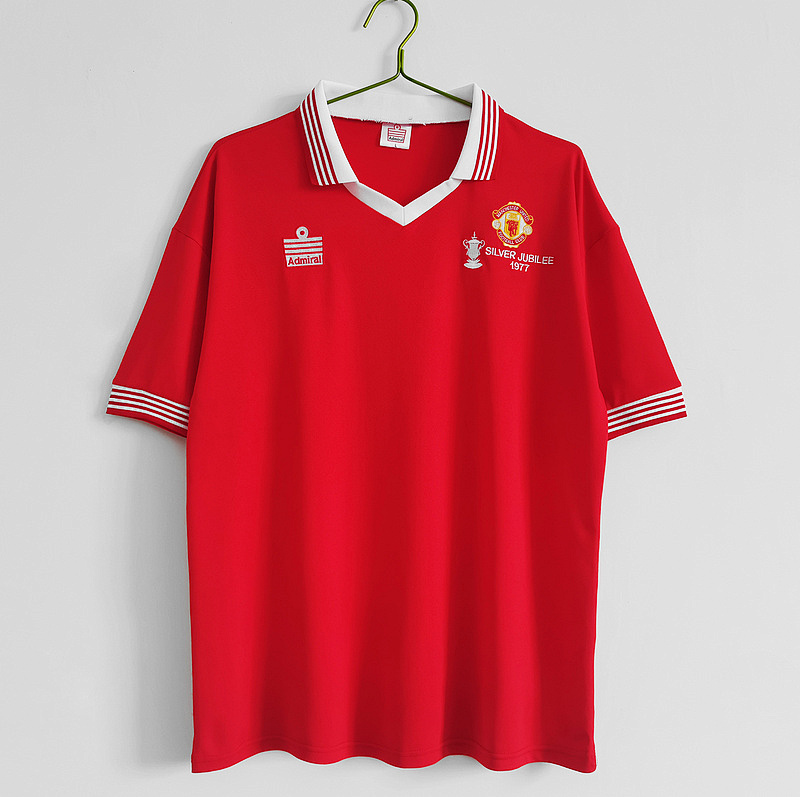1977 M-anchester U-nited Home Retro Jerseys