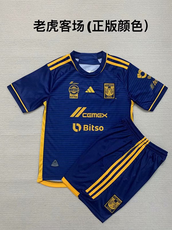 23-24 Tigres Away Adults And Kids Jerseys
