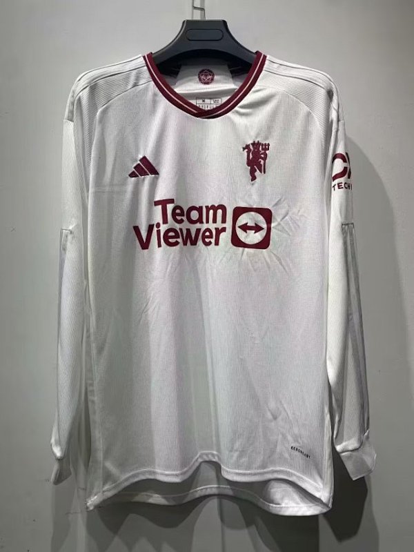23-24 M-anchester U-nited Third Long Sleeve Jerseys