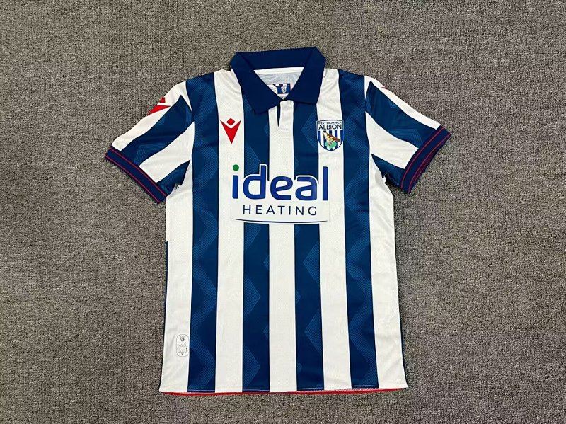 24-25 West Bromwich Home Jerseys