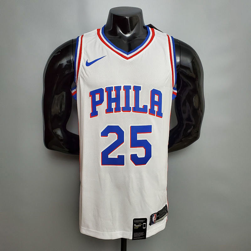 SIMMONS#25 Detroit Pistons white NBA jersey Size XS-XXL