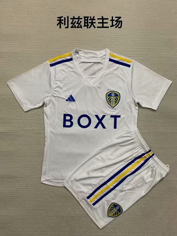 23-24 Leeds United Home Kids Jerseys