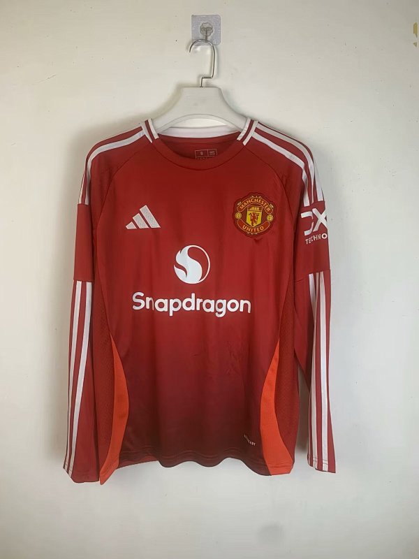 24-25 M-anchester U-nited Home Long Sleeve Jerseys