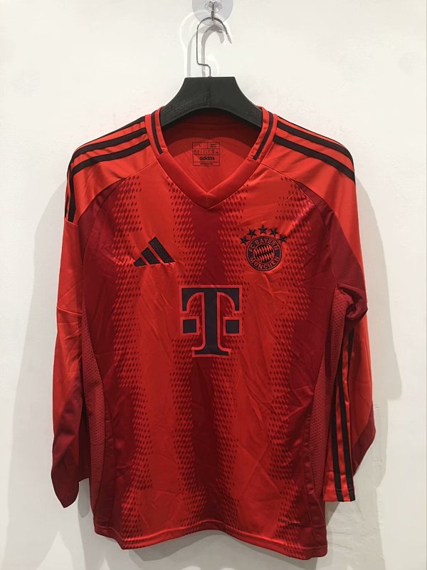 24-25 Bayern Home Long Sleeve Jerseys