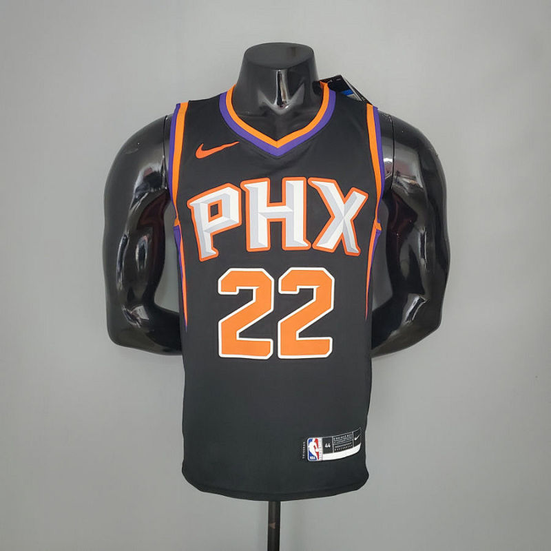 2021 AYTON#22 Suns Black NBA Jersey S-XXL