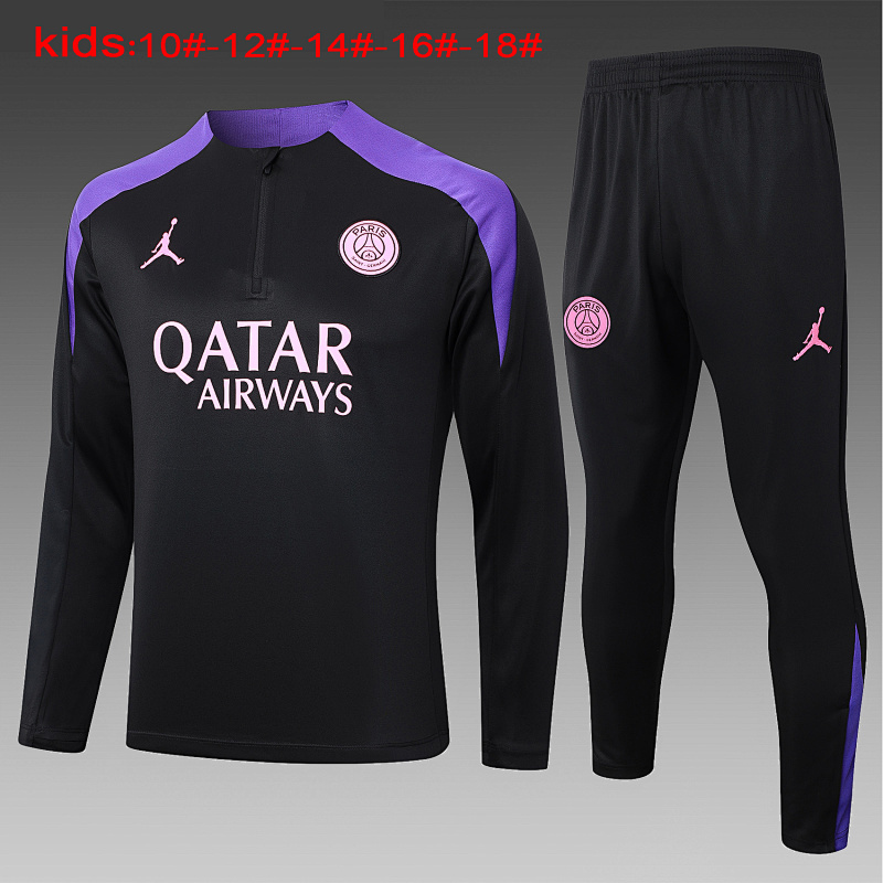 24-25 Paris Kids Long Sleeve Training Suit