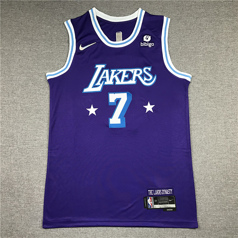 2022 Lakers #7 75th Anniversary Embroidery