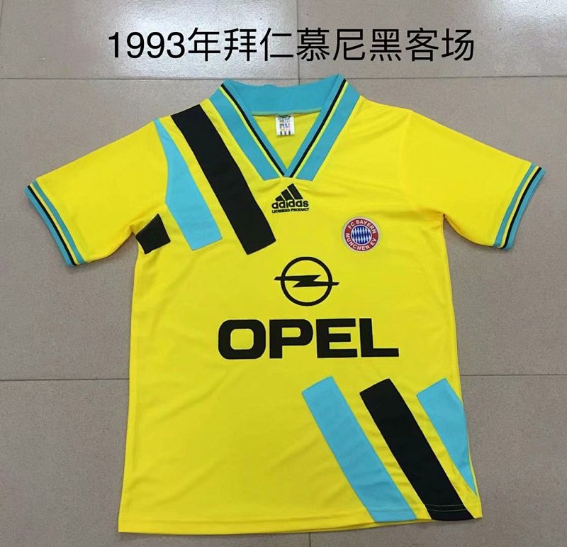 1993 bayern munchen retro jersey