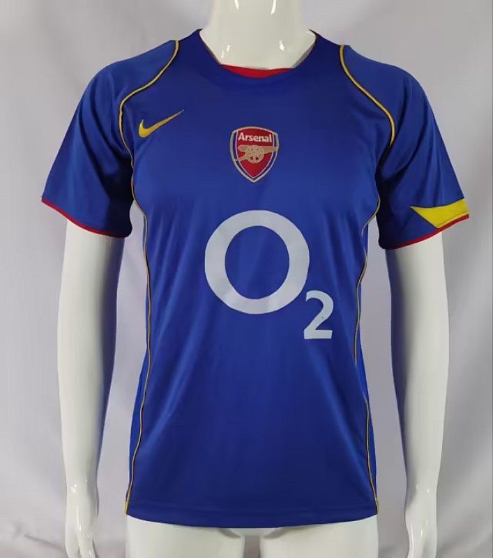 2004/05 Arsenal Away Blue Retro Jerseys
