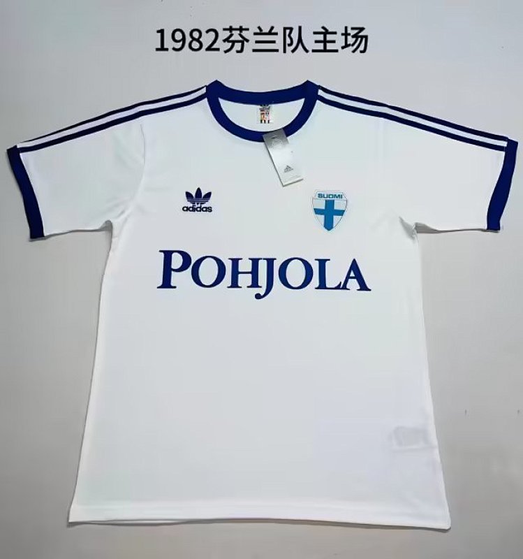 1982 Finland Home Retro Jerseys