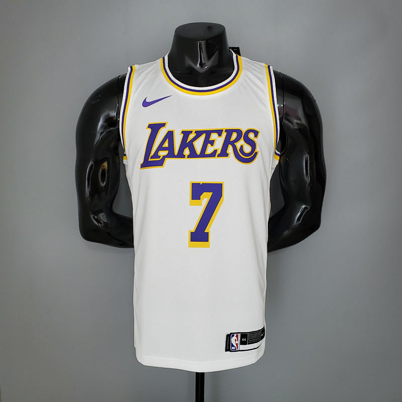 ANTHONY#7 Lakers white NBA jersey Size S-XXL
