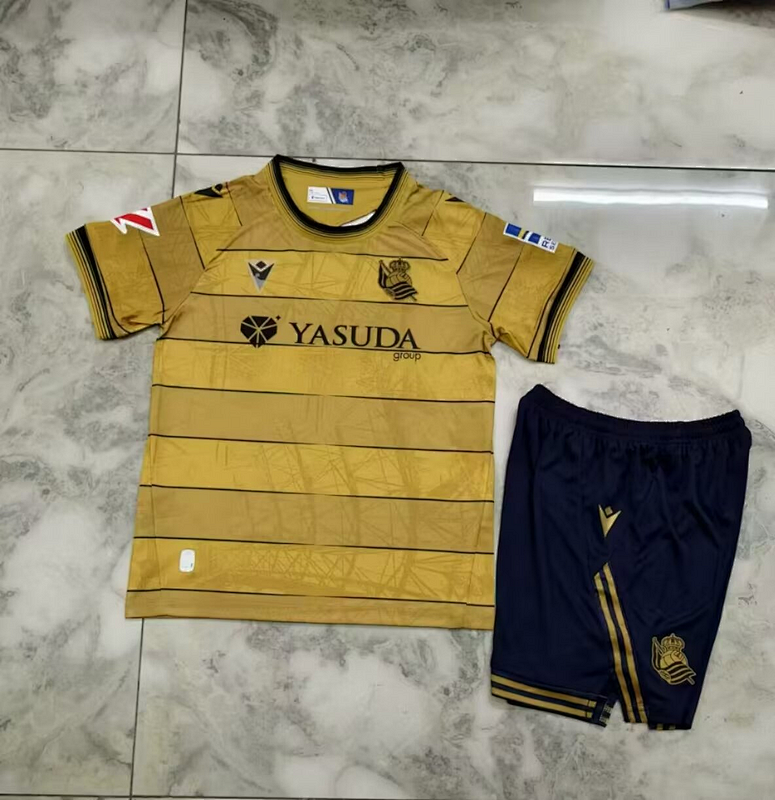 24-25 Real Sociedad Away Kids Jerseys