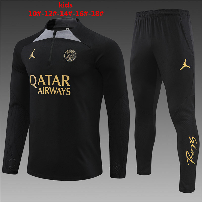 23-24 Paris Kids Long Sleeve Training Suit