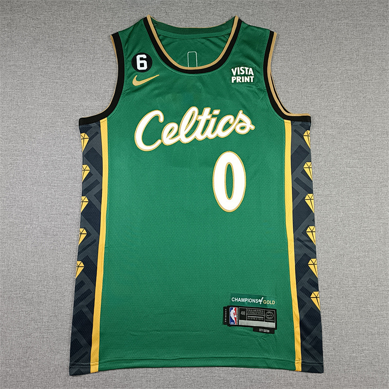 22-23 Celtics Tatum #0 Embroidery