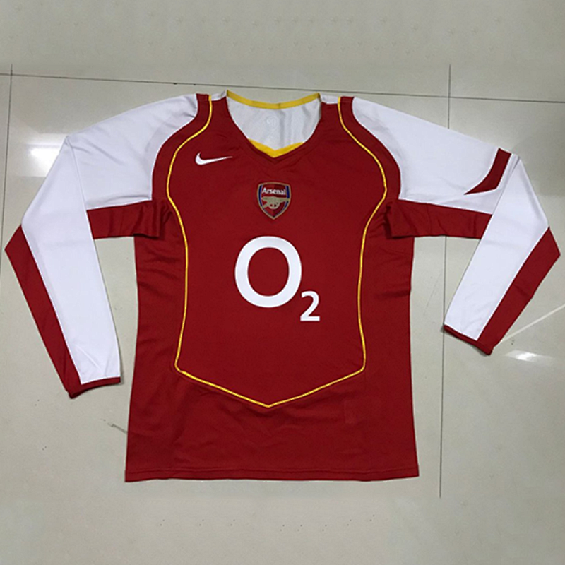 04-05 Arsenal Home Long sleeve retro jersey
