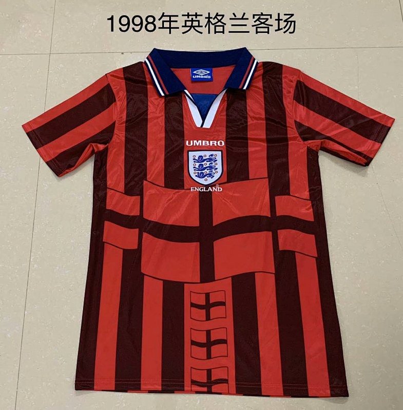 1988 England Away Retro Jerseys