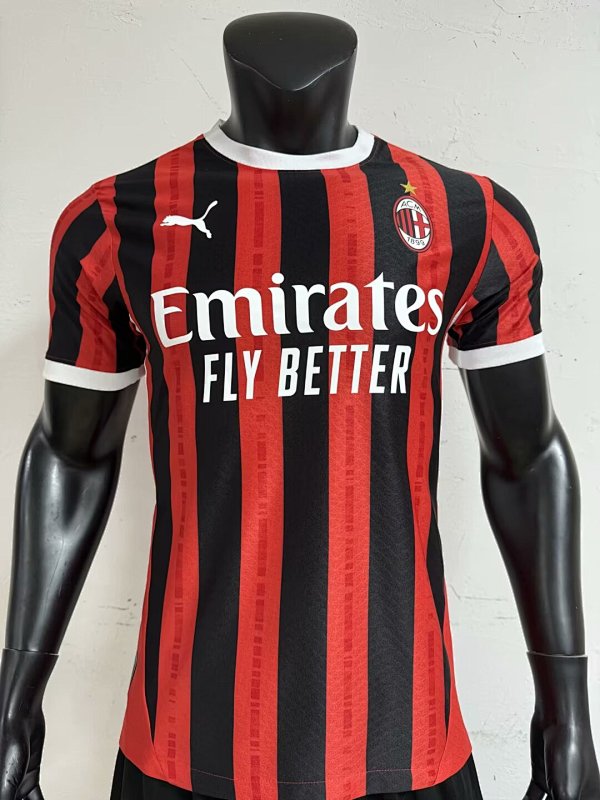 24-25 AC Milan Home Player Version Jerseys