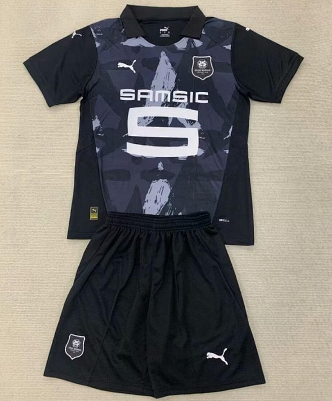 24-25 Rennais Third Kids Jerseys