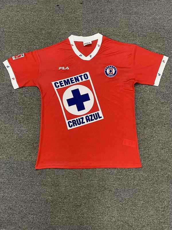 1996 Cruz Azul Third Red Retro Jerseys
