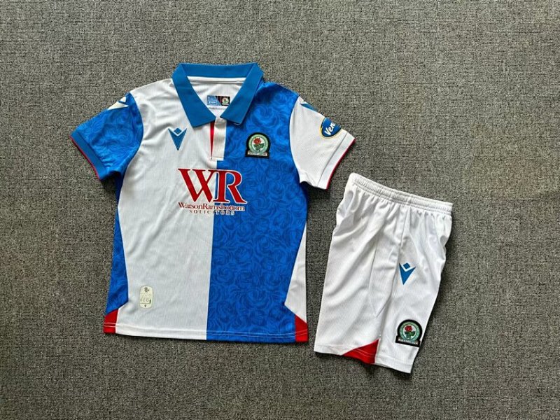 24-25 Blackburn Home Kids Jerseys