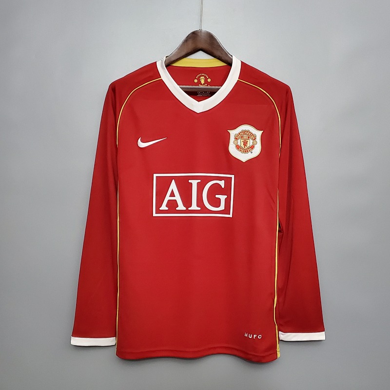 06-07 M-anchester U-nited Home Retro Jerseys
