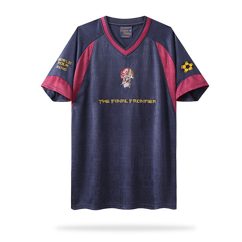 2010 Iron Maiden Home Retro Jerseys