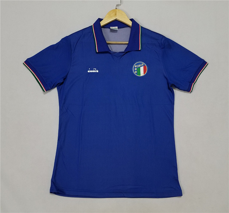 1990 Italy home retro jerseys