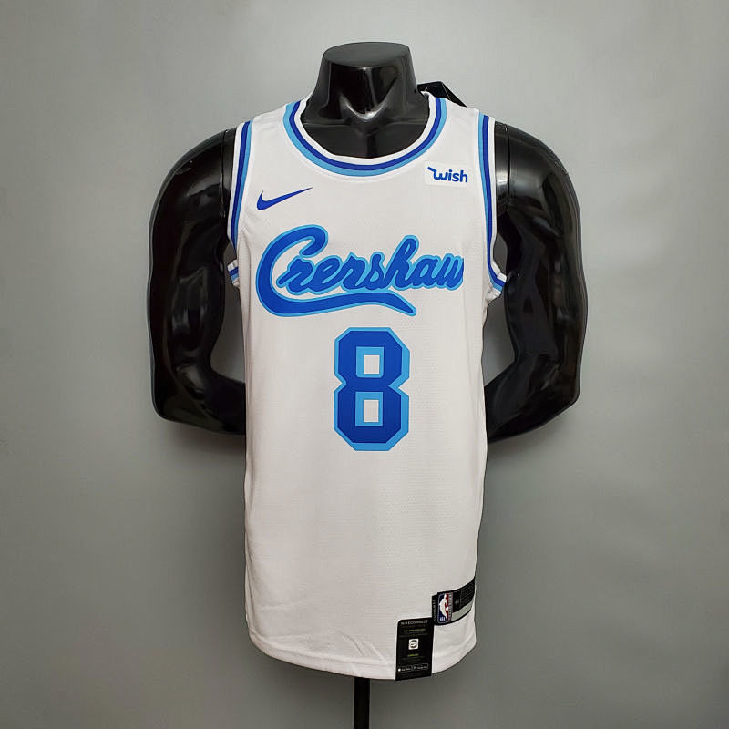 new Bryant #8 Lakers white NBA jersey Size XS-XXL