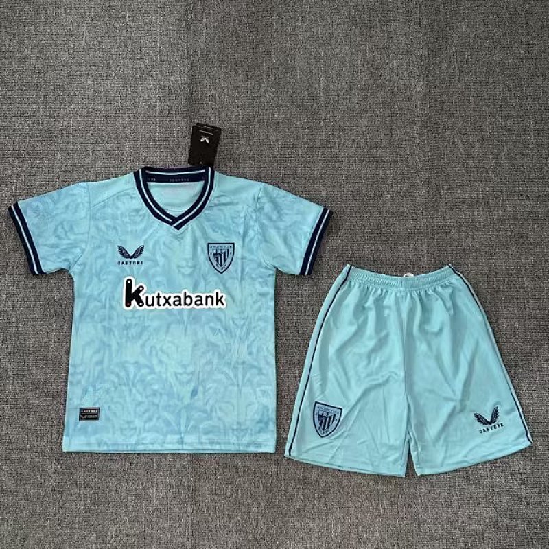 23-24 Bilbao Away Kids Jerseys