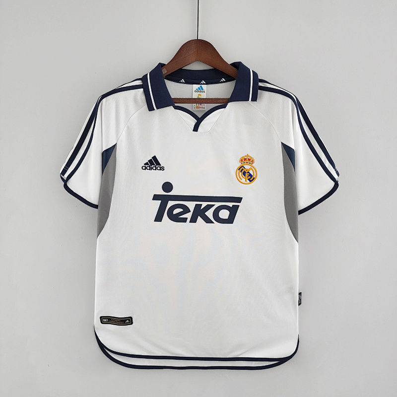 2000-01 Real Madrid Home Retro Jerseys