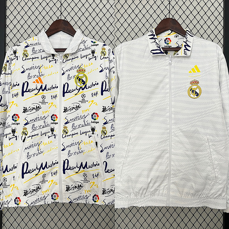 24-25 Real Madrid Both Windbreaker Jackets