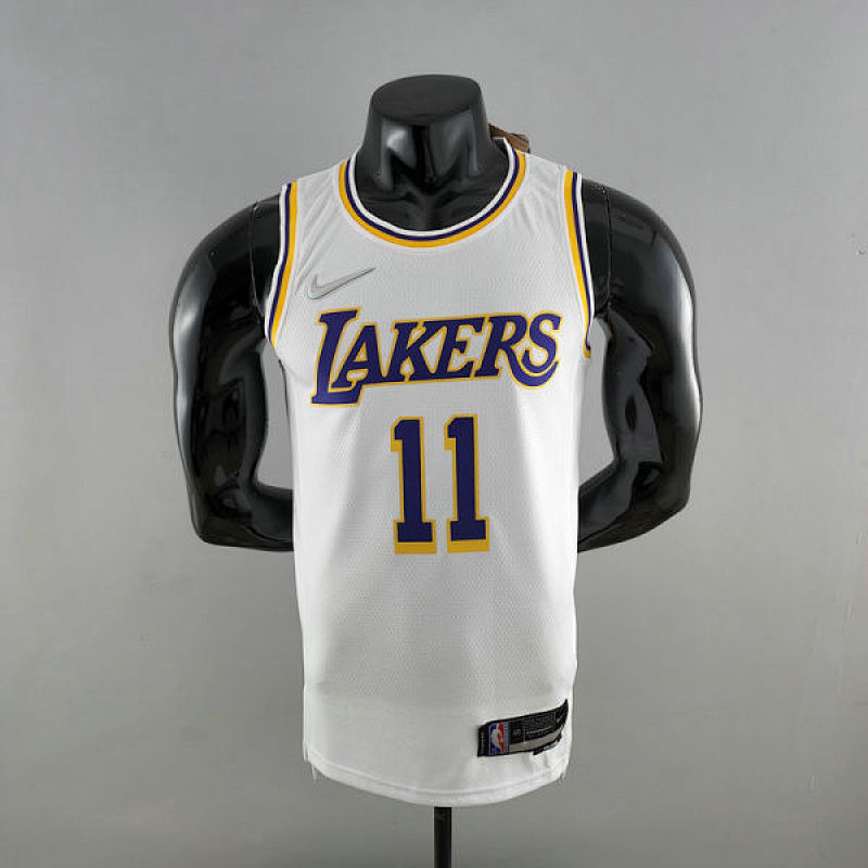 75th Anniversary IRVING #11 Los Angeles Lakers White NBA Jersey S-XXL