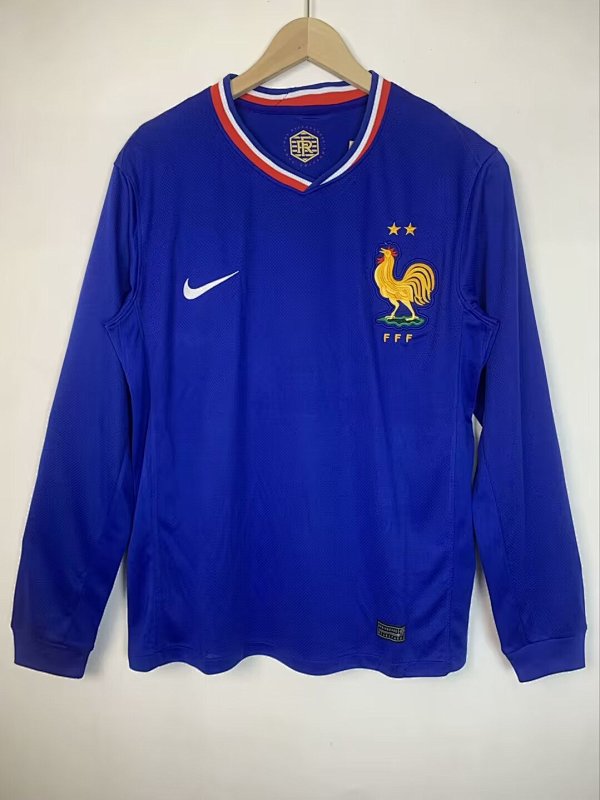 2024 France Home Long Sleeve Jerseys
