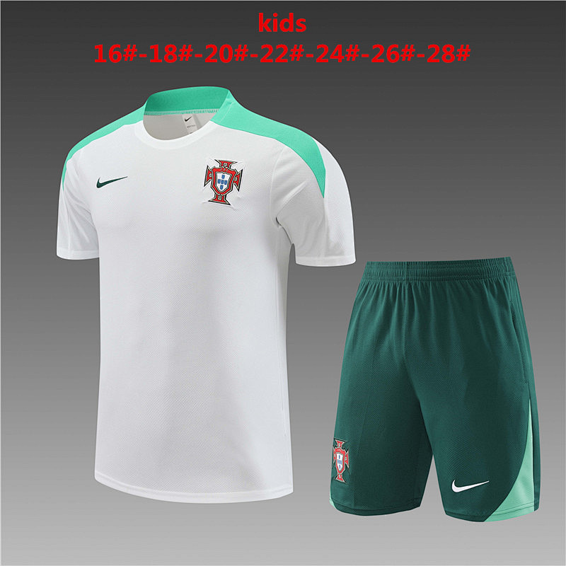 2024 Portugal Kids Training Jerseys