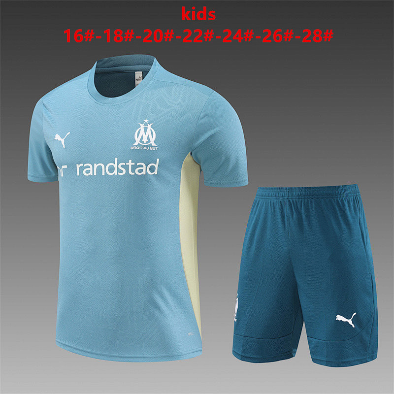 24-25 Marseille Kids Training Jerseys