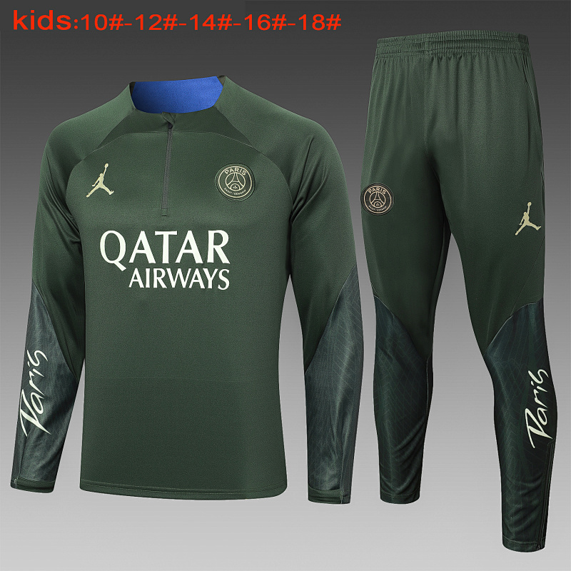 23-24 Paris Kids Long Sleeve Training Suit