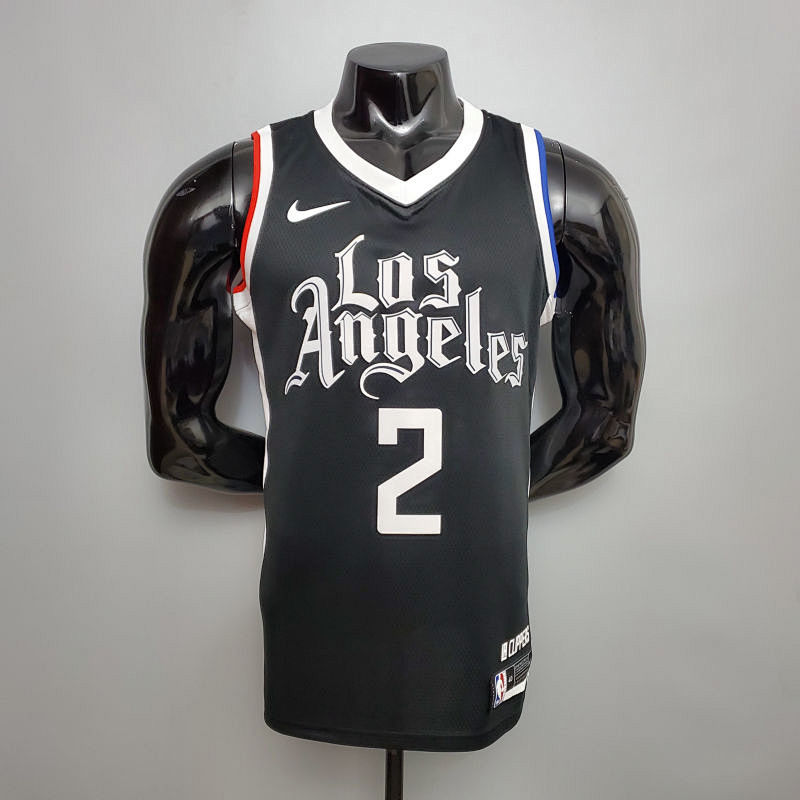 New LEONAR0#2 Los Angeles Clippers Black NBA jersey Size S-XXL