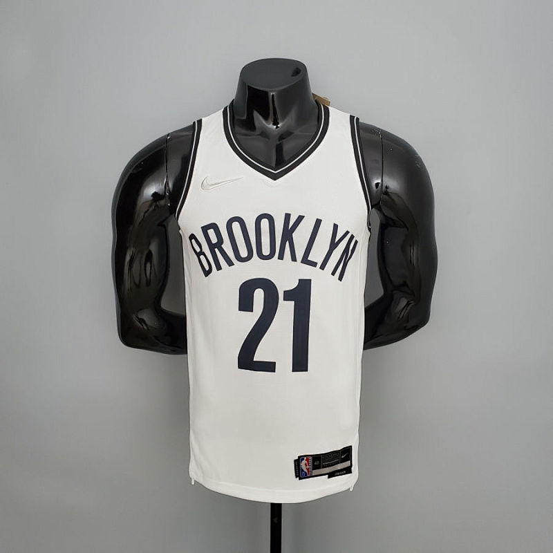 75th Anniversary ALDRIDGE#21 Nets White NBA Jersey S-XXL