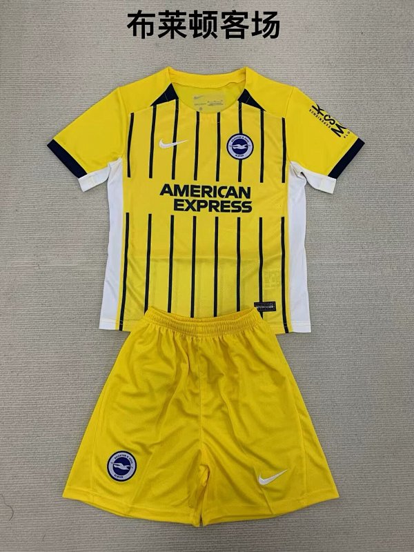 24-25 Brighton Away Kids Jerseys
