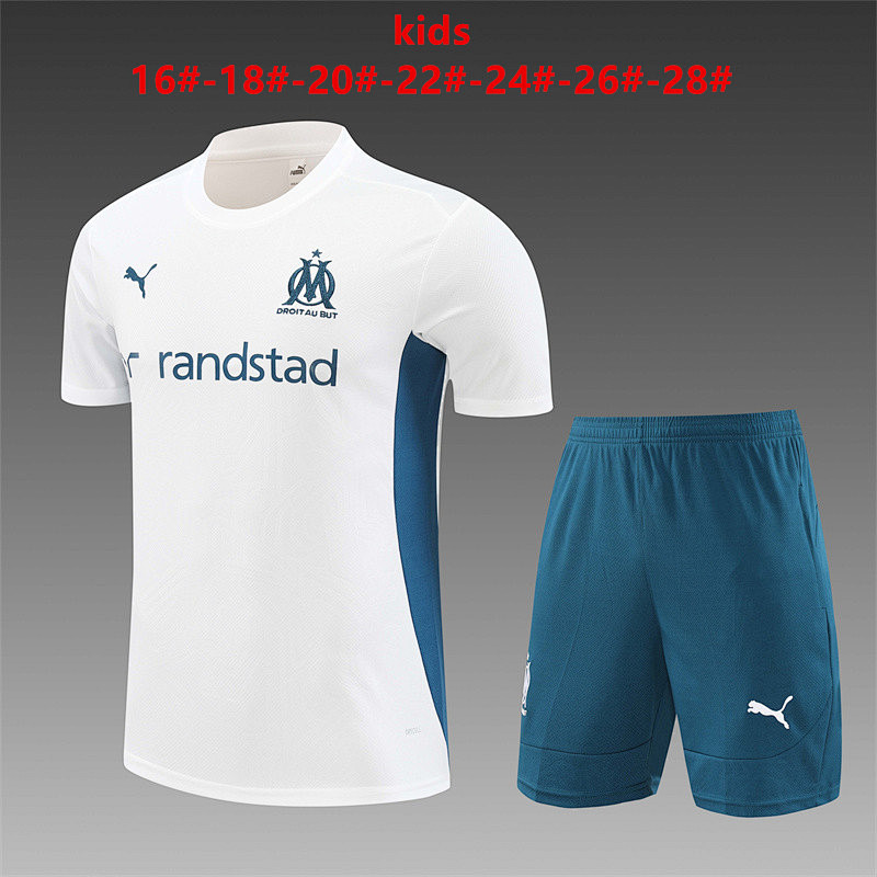 24-25 Marseille Kids Training Jerseys
