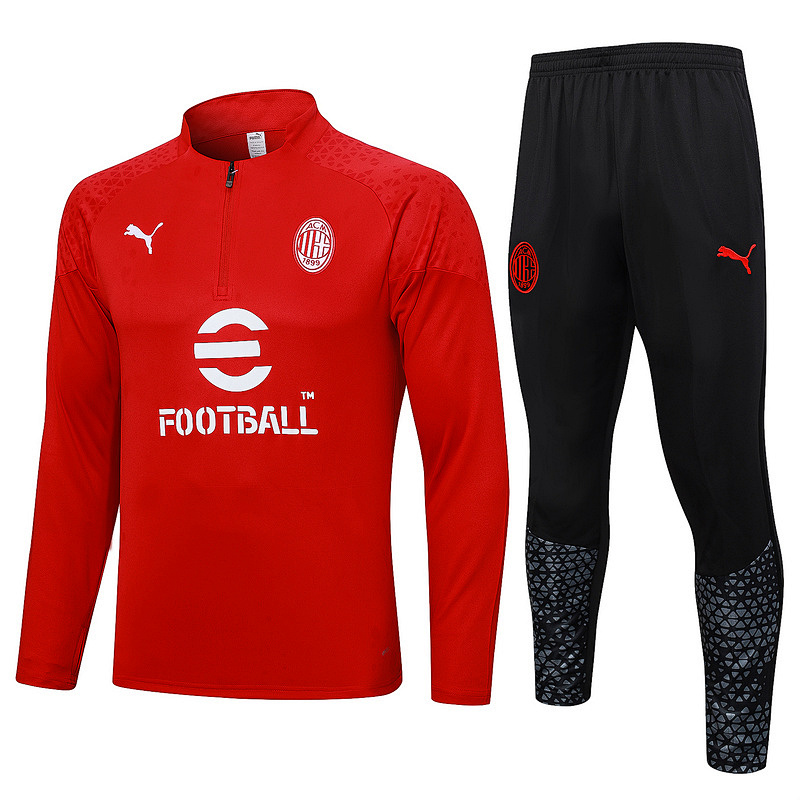 23-24 AC Milan Long Sleeve Training Suit