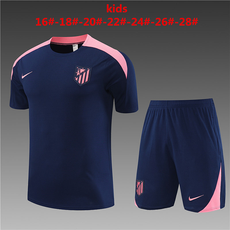 24-25 Atletico Madrid Kids Training Jerseys