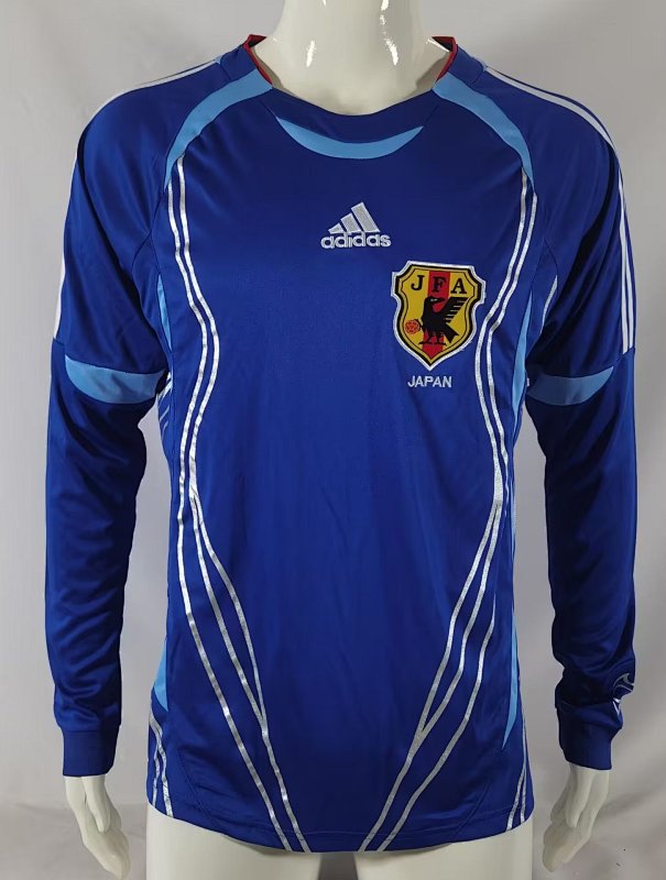 2006 Japan Home Retro Long Sleeve Jerseys