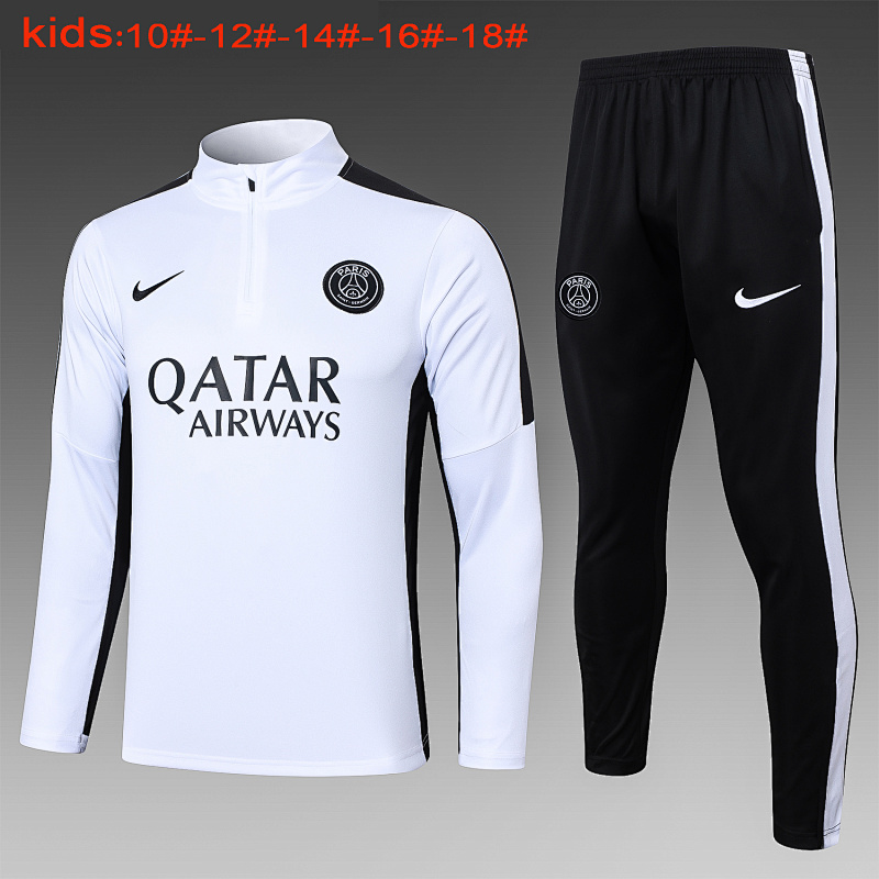 23-24 Paris Kids Long Sleeve Training Suit