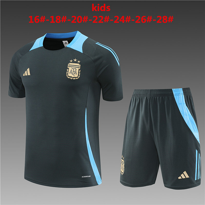 24-25 Argentina Kids Training Jerseys
