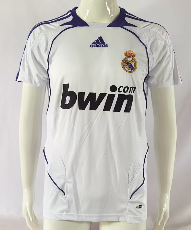 2007-08 Real Madrid Home Retro Jerseys