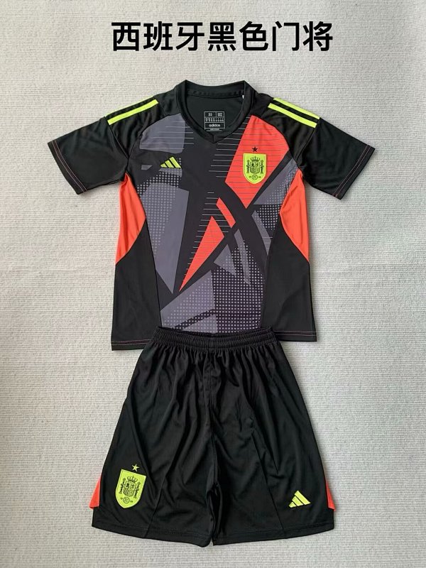 2024 Spain Goalkeeper Adults And Kids Jerseys