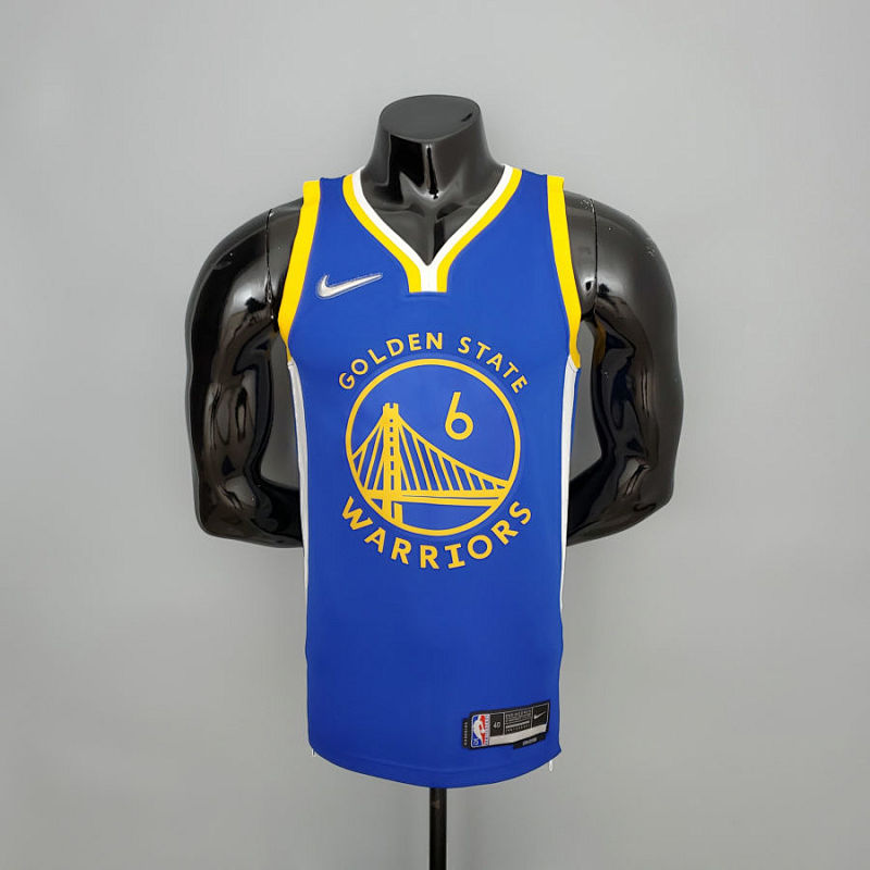 75th Anniversary YOUNG#6 Warriors Blue NBA Jersey S-XXL